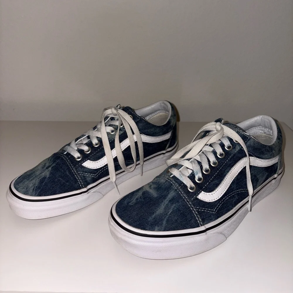 Vans Old Skool Acid Denim Sneakers Women's Sz9 Men’s 7.5 - Picture 5 of 7